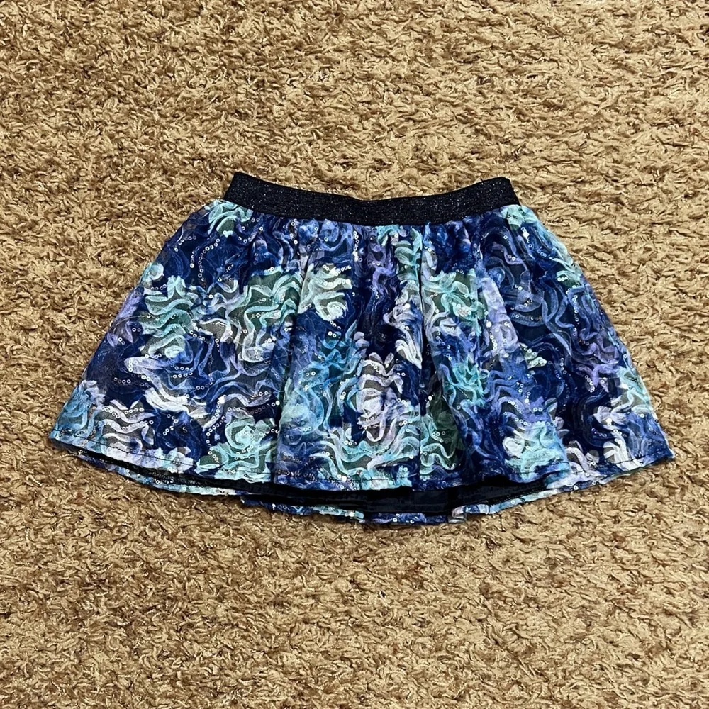 Bundle of 3 Little Girl Skirts Multicolor Mixed Prints Dance Play School 5/6